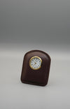 Leather Table clock piece