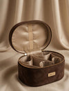 Eliote Vanity ( Brown Suede )